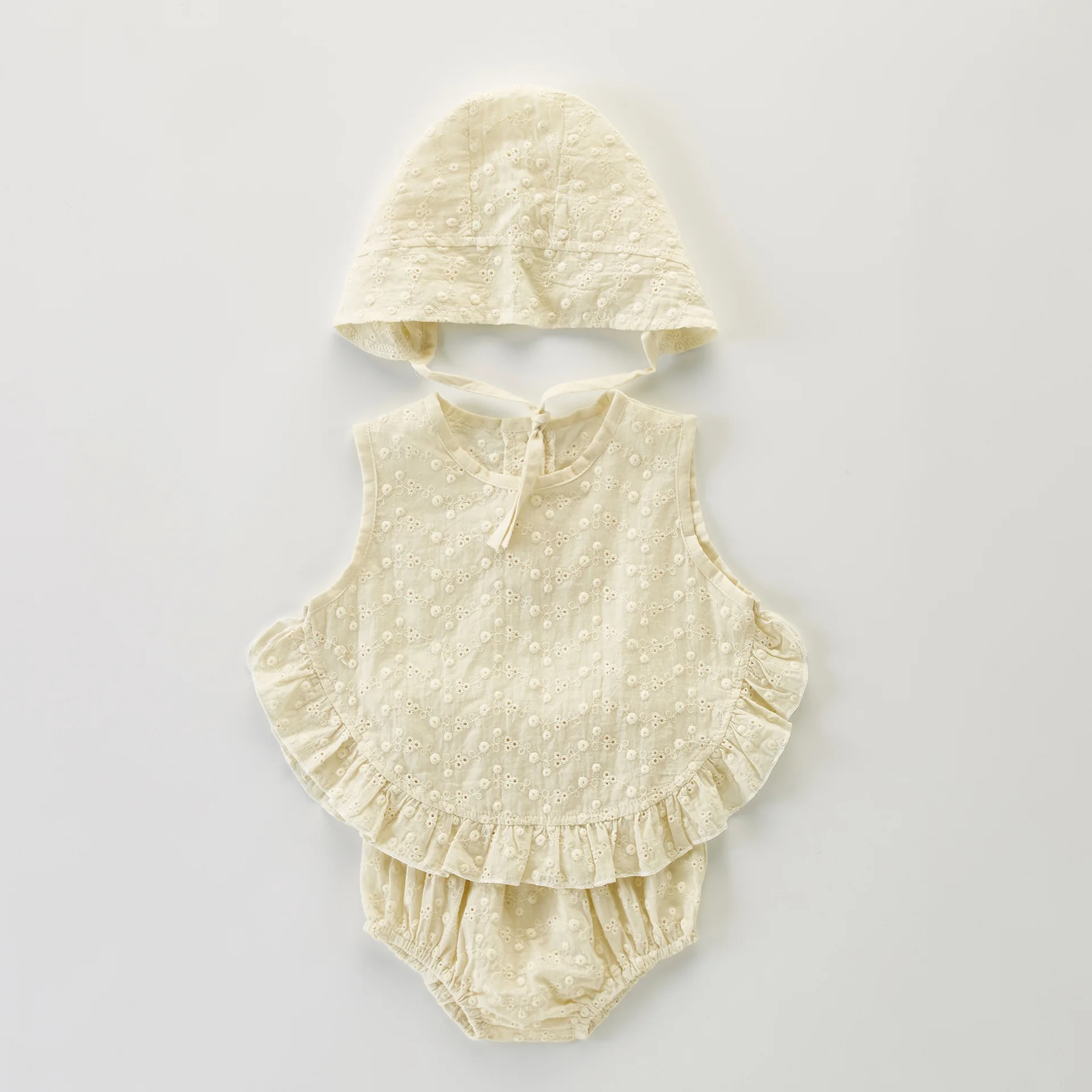 Freely Move Baby Girl Clothes Casual Tracksuit Clothing Summer Sleeveless Clothes For Babies T-shirts Pants For Kids Outfit