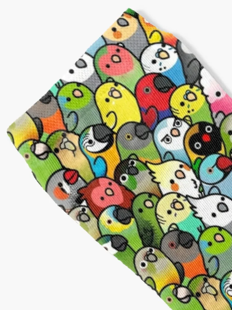 Носки Everybirdy с узором идея для подарка на день снега День Св. Валентина