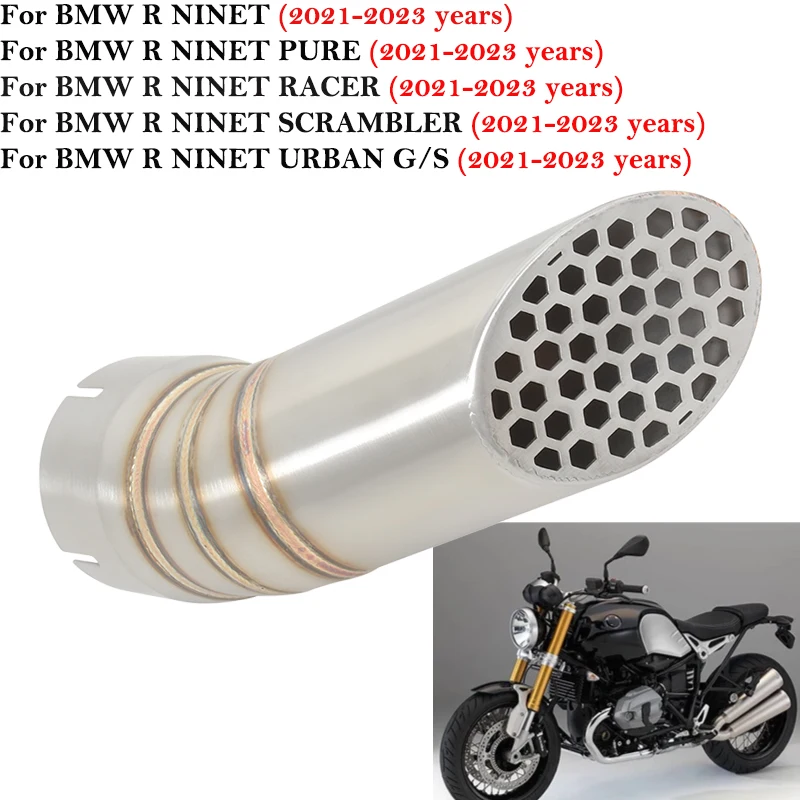 

Слипоны для BMW R nineT чистый гонщик скремблер городской G/S nine T 2021 2022 2023 мотоцикл GP выхлопной газон модифицировать 60 мм Глушитель