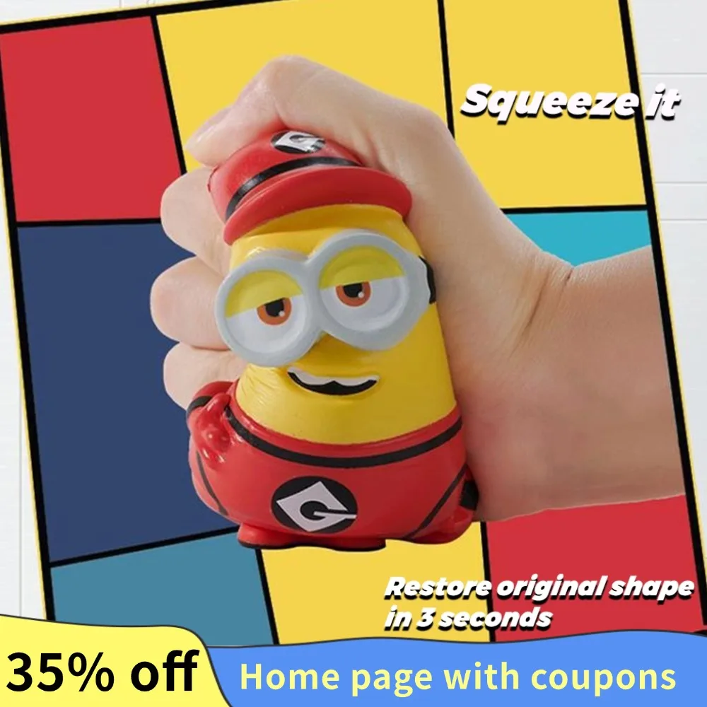 MASDI сжимаемая игрушка Миньоны Экипаж серии милая кукла из искусственной кожи