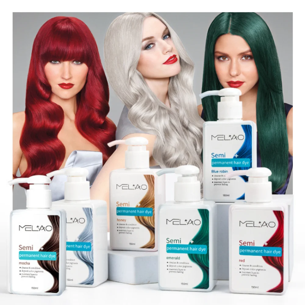 Grey Brown Mocha Brown Milk Tea Yellow Dye Hair Cream Factory Wholesale  Hair Color