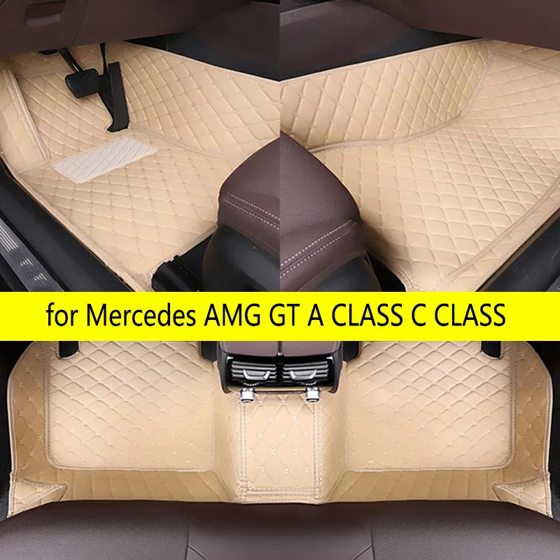 

CRLCRT автомобильный напольный коврик для Mercedes AMG GT A класс C класс GLC43 GLC63 ML55 ML63 автомобильные аксессуары коврики