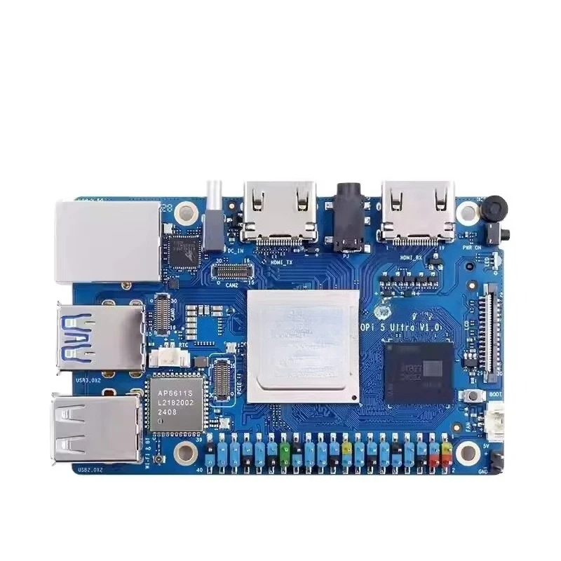 Фото Одноплатный компьютер Orange Pi 5 Ultra 16 ГБ с модулем EMMC 256 ГБ, процессор RK3588, для интеллектуальных вычислительных приложений №2