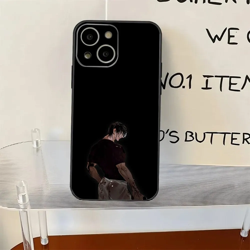 Чехол для телефона аниме Fushiguro Toji iPhone 11 12 13 14 15 XS XR X Mini Pro Max Plus