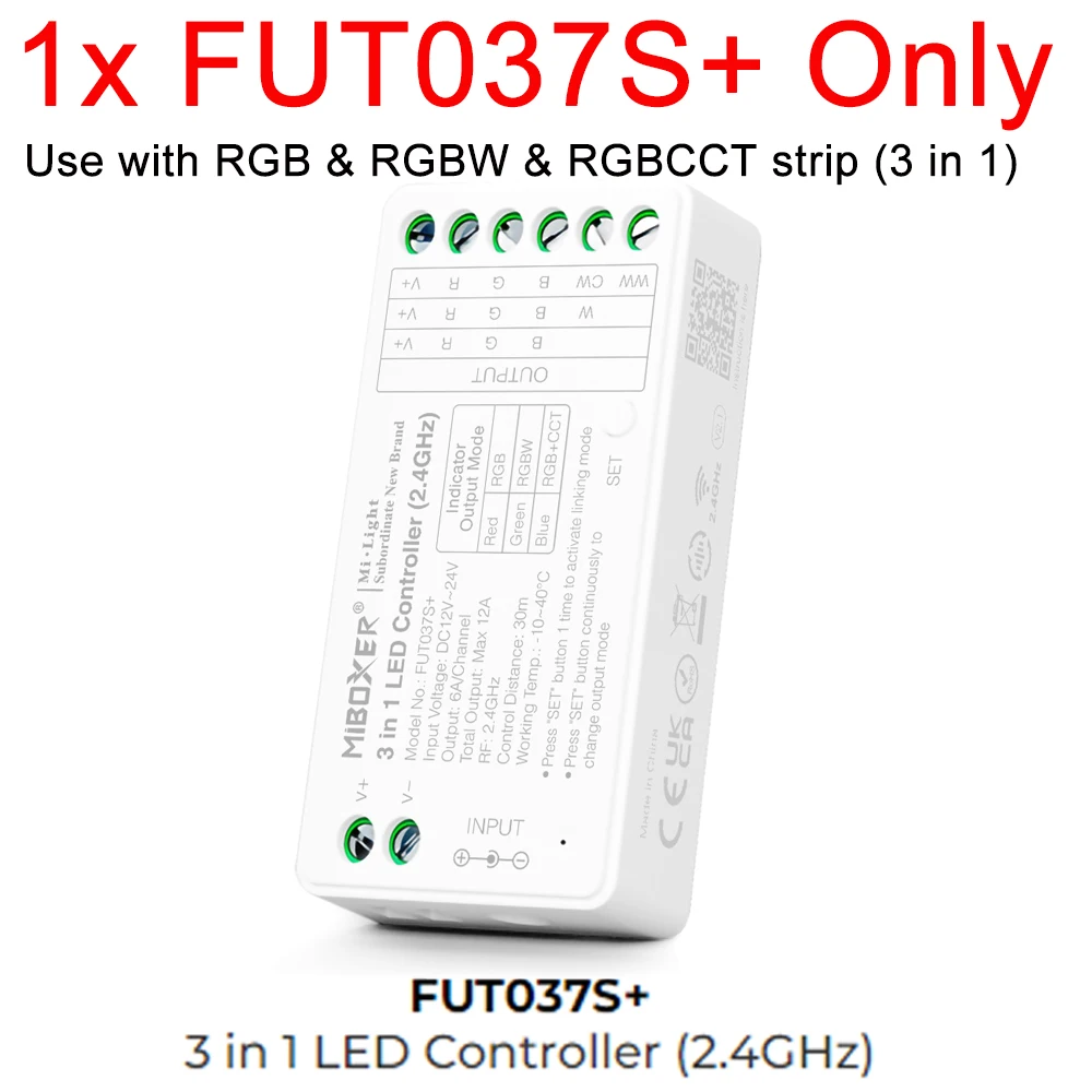 MiBoxer FUT035S+/FUT037S+ RGB-контроллер для светодиодной ленты