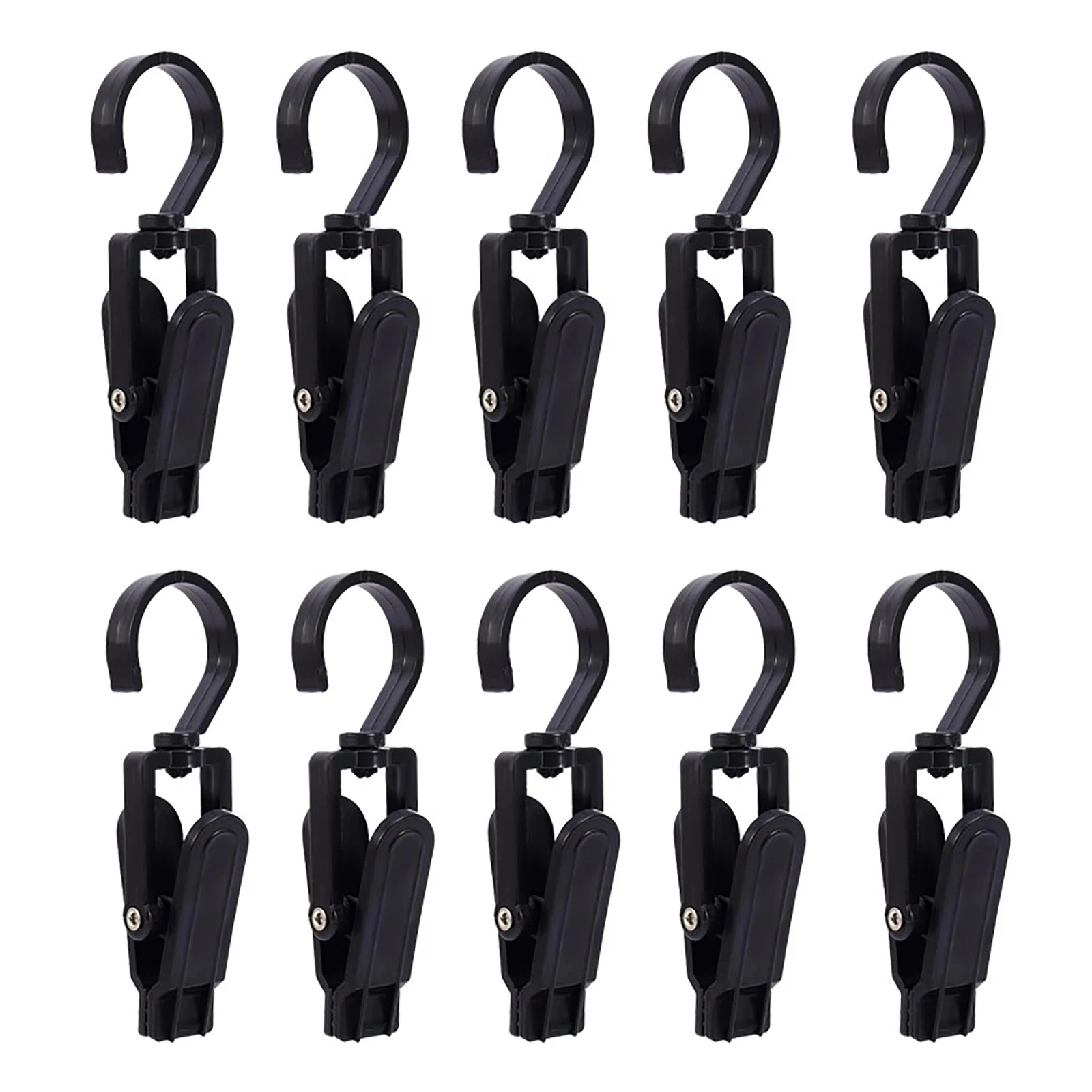 

10 шт. суперпрочная фотомагнитная многофункциональная Поворотная вешалка для дома и путешествий крючки для стирки шляпы зажимы