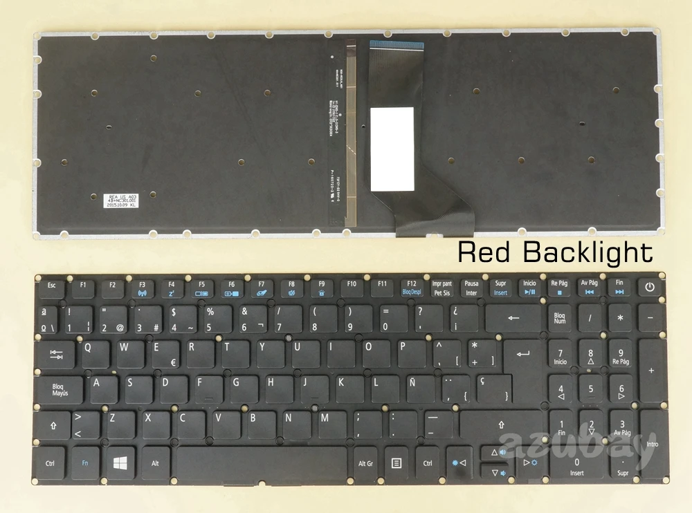 Teclado Para Acer LV5P_A50BWL LV5P_A51BWL NSK-REBBQ NSK-REFBC