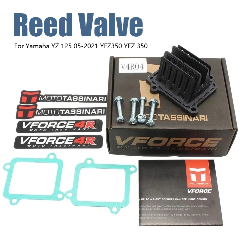 

High quality V-Force V4R04 Reed Valve Kit Vforce 4R For Yamaha YZ 125 05-2021 YFZ350 YFZ 350 Banshee 350 RX135 RXZ135 YZ125