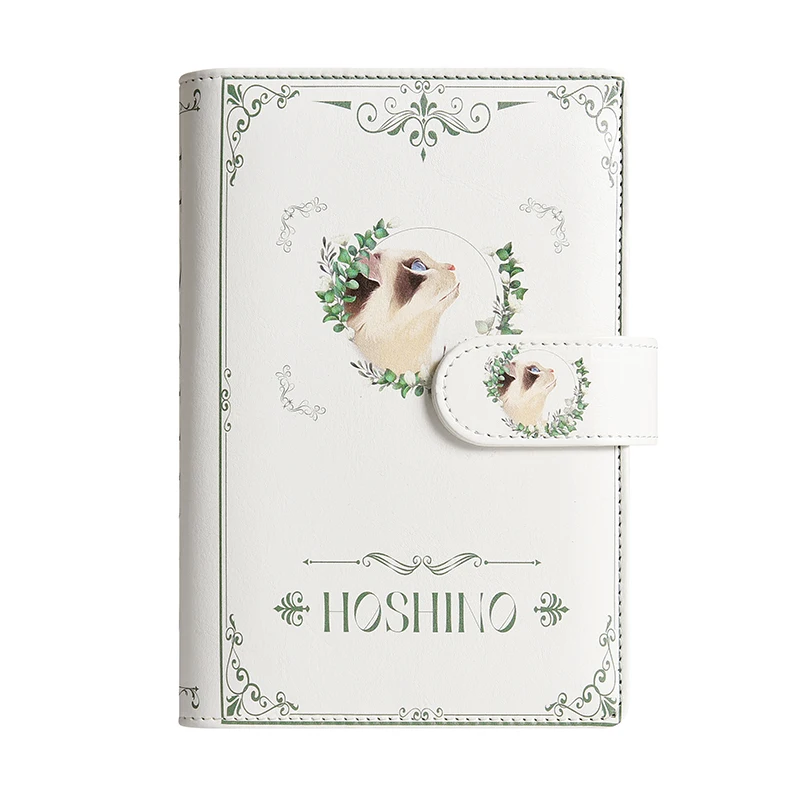 

Обложка для блокнота Coliky A6 белая с животными