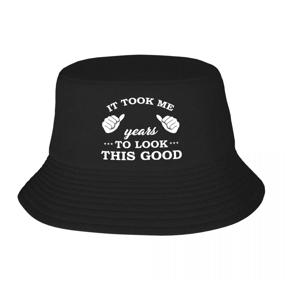 

It Took Years To Look This Good Fashion Bucket Hats Outdoor Reversible Fisherman Caps Beach Fishing Hat Custom Logo Hat