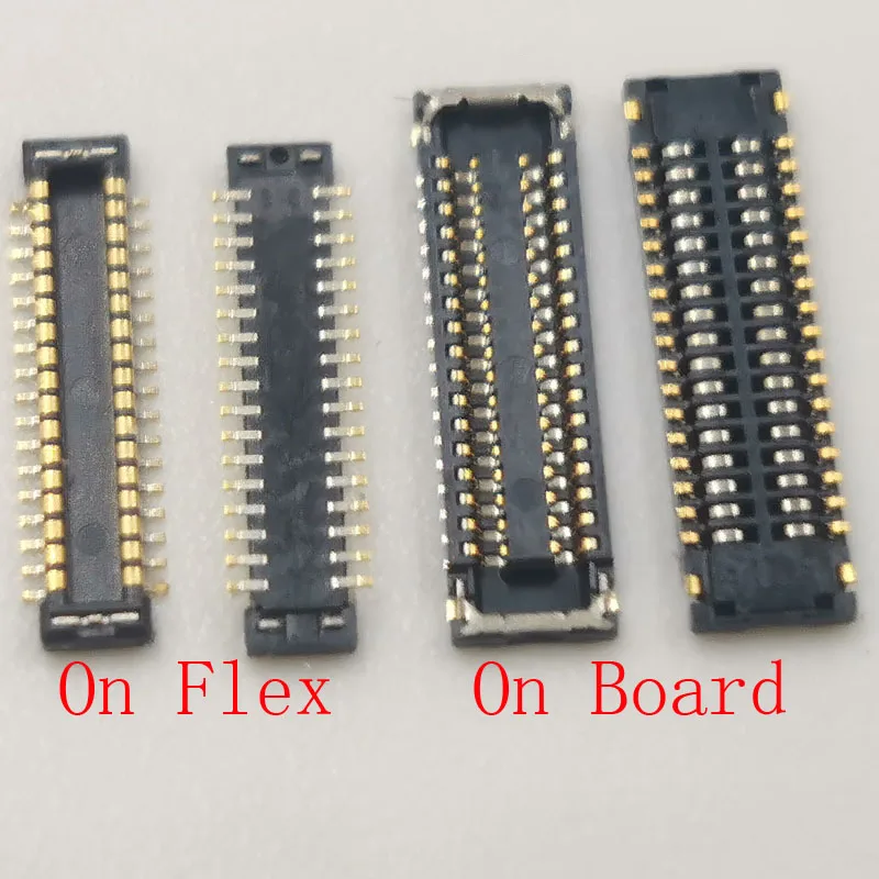 1Pcs LCD Screen Display Flex Plug FPC Connector For Huawei Nova7 Nova 7 SE Maimang 8 Honor Enjoy 9E 9S 9 Plus 9A Board 34Pin - купить по