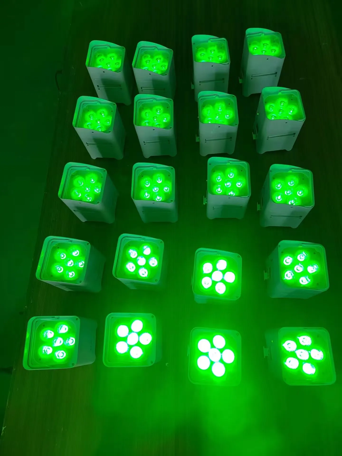 8 шт. светодиодный беспроводной номинальный 6x18 Вт dmx 6in1 rgbwa УФ перезаряжаемый