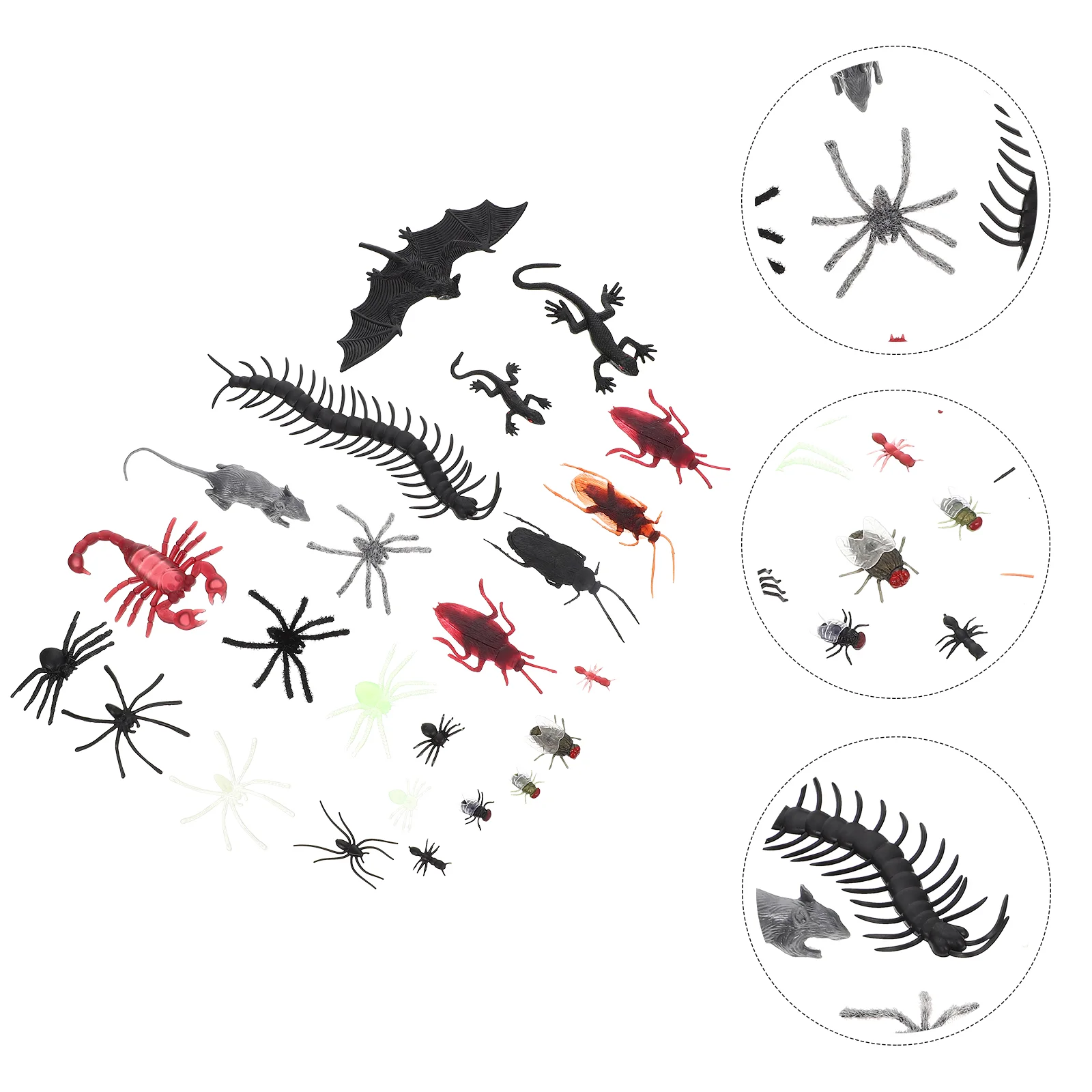 

1 Set Realistic Prank Bug Toys Plastic Bugs Insects for Kids