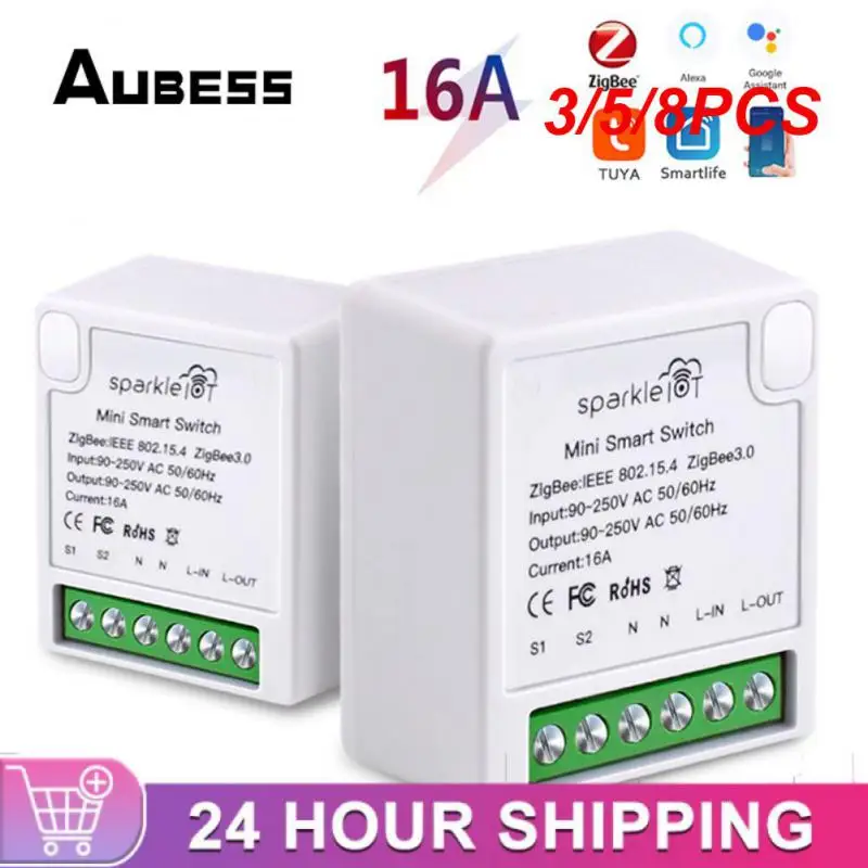 

Умный выключатель Zigbee3.0, 16 А, 3/5/8 шт.