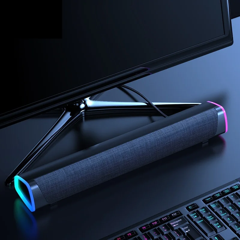 

3D Surround Soundbar Bluetooth 5.0 Speaker Wired Computer Speakers Stereo Subwoofer Sound Bar For Laptop PC Theater TV Aux 3.5mm