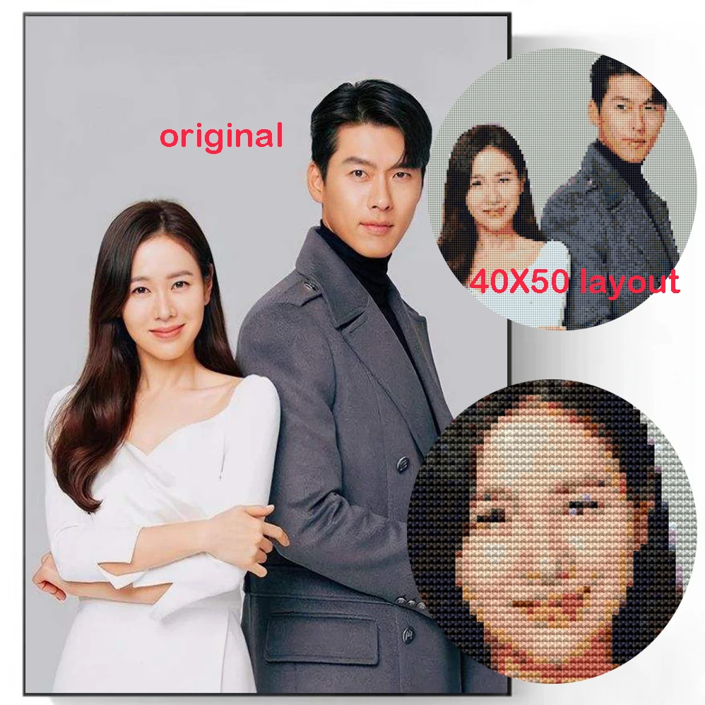 Алмазная 5D картина для творчества полное обучение портретная мозаика узор