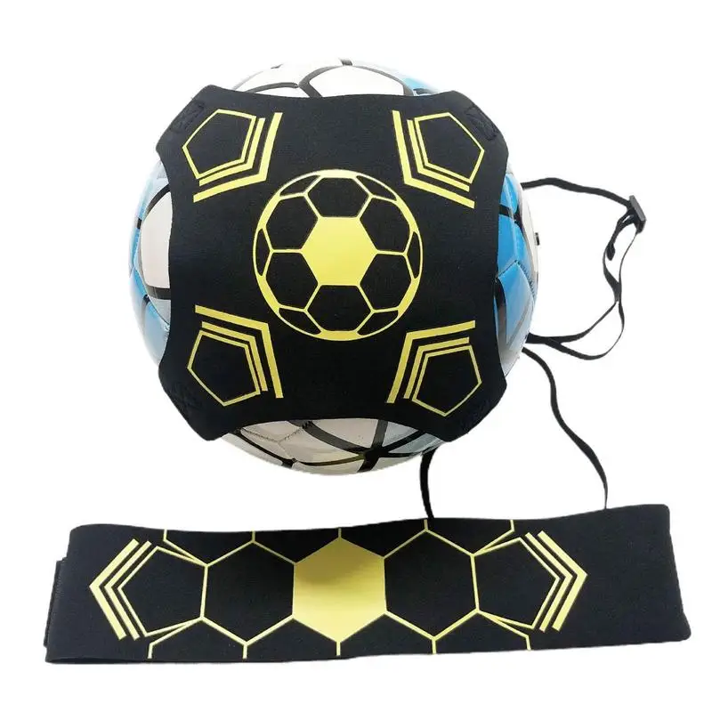 

Soccer Ball Trainer Hands Free Kick Throw Sole Practice Equipment Football Dribble-up Exercise For Youth Adults Beginners