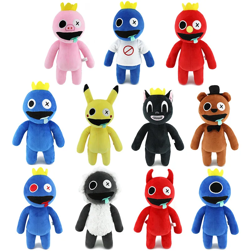 

35cm Rainbow Friends Plush Toy Cartoon Game Character Doll Kawaii Blue Monster Soft Stuffed Animal Toys for Kids Fan