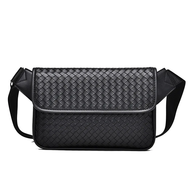 

New Senior Chest Crossbody Bag Men's For Leather Woven Multifunctional Bags Luxury Designer Tote Casual Men Classic Shoulder Sac