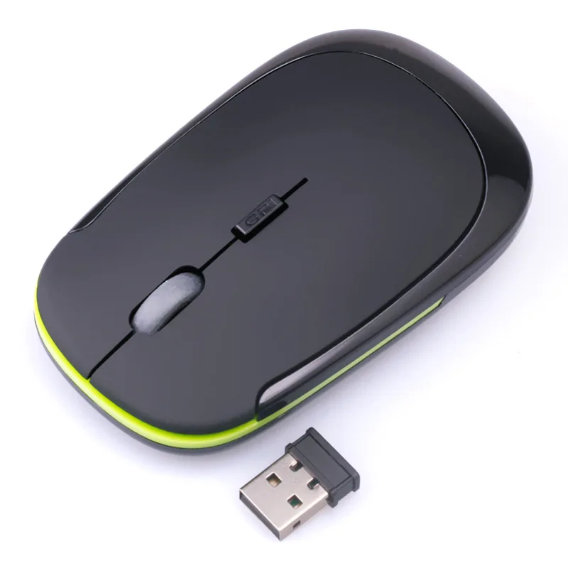 

10 шт., беспроводная оптическая мышь, 2,4 ГГц, USB 2,0