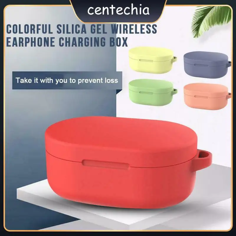 

Silicone Case Tws Headphone Liquid Silicone Protective Case Anti-drop Cover Tpu Headphone Case With Hook 2023 Soft Shell