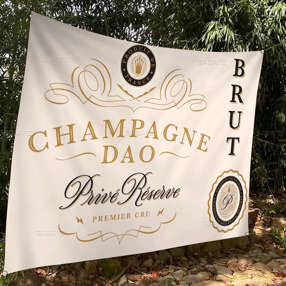 Champagne M-Moet &ampChandon Advanced Printing Коммерческий рекламный флаг баннер для вечеринок