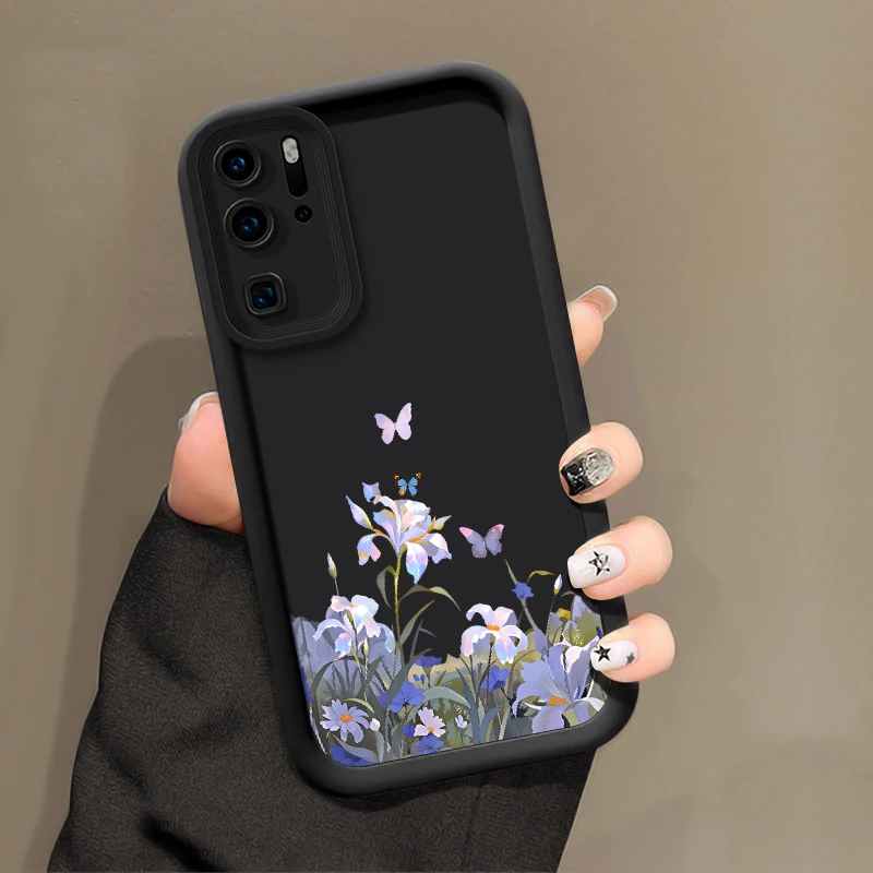 Фото Противоударный чехол для телефона Infinix Hot 70 Edge 60 Pro Plus 40i 30i 10 20 Play Note 50 40 Pro с цветочным узором и бабочками №4
