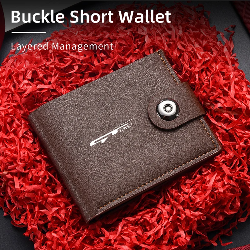 Мужской стиль с пряжкой короткий кошелек кожаный чехол для карт сумка монет KIA K5