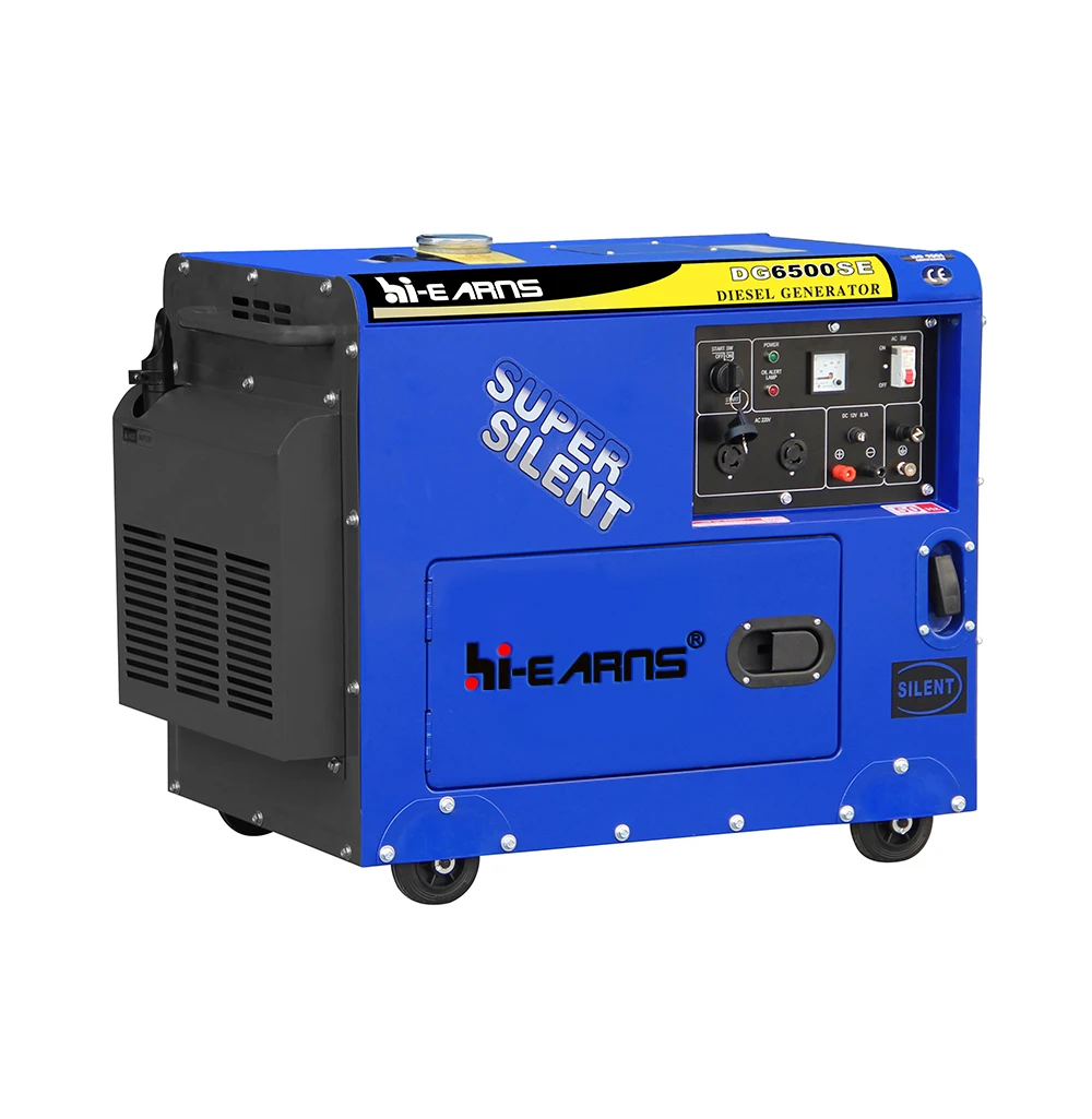 3KW 5KW 6KW 7KW бесшумный матричный генератор с воздушным охлаждением и ручкой