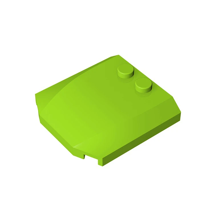 

MOC 45677 изогнутый клин 4x4x2/3, тройные изогнутые строительные блоки, детали «сделай сам», развивающие технические детали, игрушки