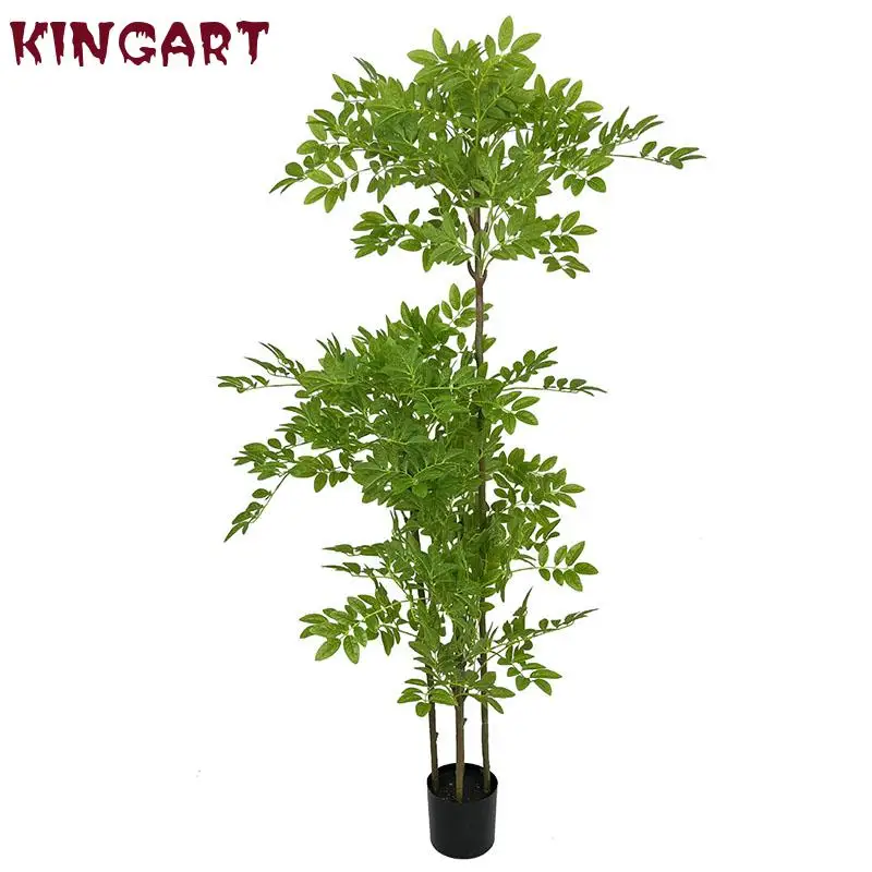 5 9 футов искусственное дерево поддельные тропические кустарные растения