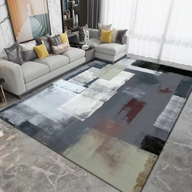 modern minimalist rug mediterranean bedroom living room carpet geometric printing rugs home non slip mats entry porch door mat free global shipping