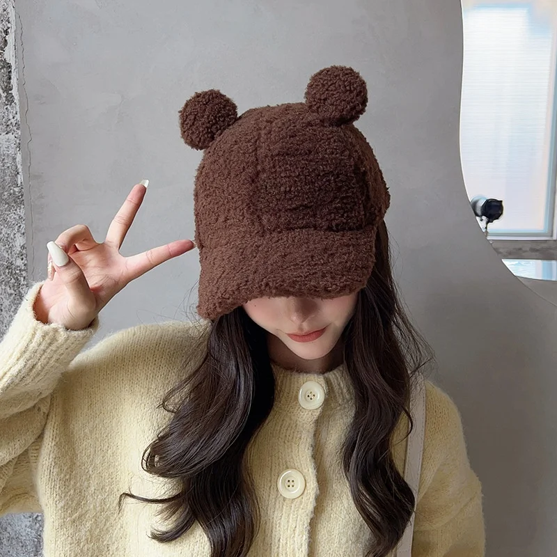 Официальный флагманский магазин Jiao Xia плюшевый чепчик детская осенне-зимняя