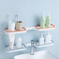foldable storage shelf multifunctional faucet stand kitchen sink spice rack bathroom corner organizer holder home accessories