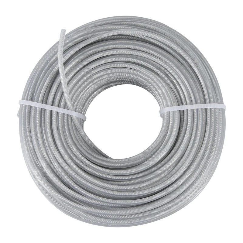 Канат для газонокосилки нейлоновый трос подрезки газона 41 м