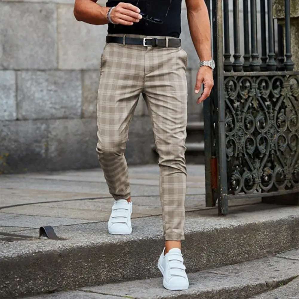 

New 9 points pants casual pants men's slim pencil street pants