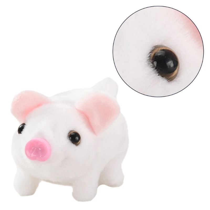 Плюшевые мягкие игрушки милые электрические поросята игрушка для детей подарок