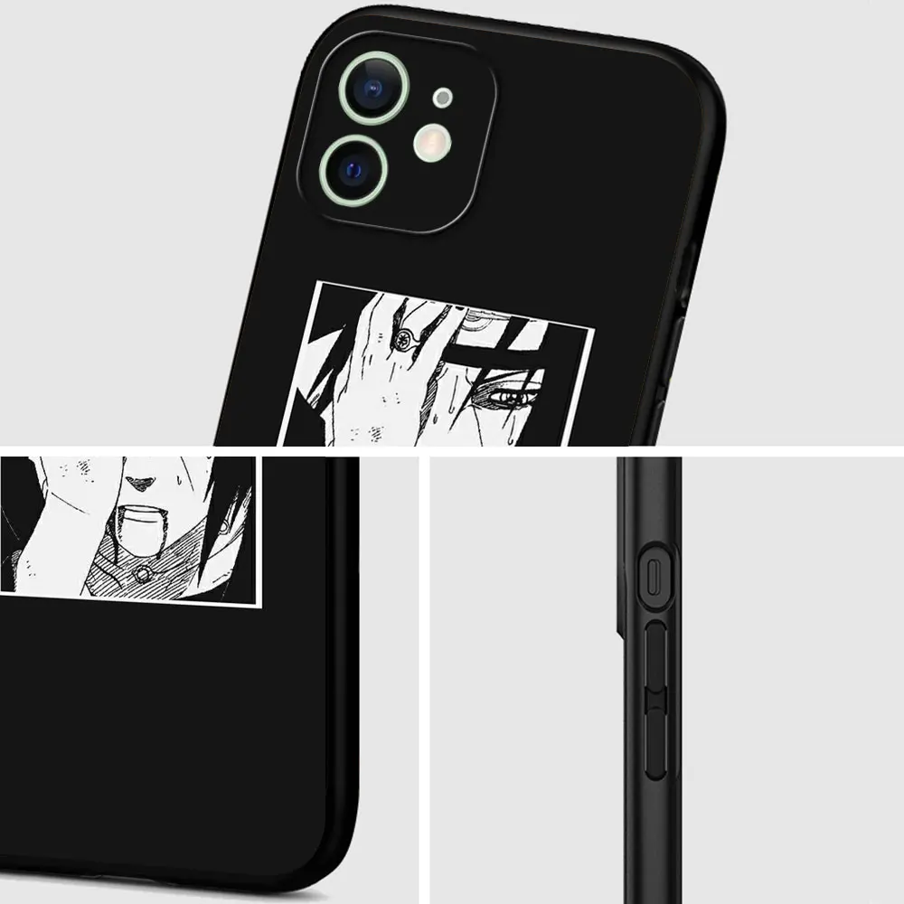 Чехол для телефона Naruto Sasuke Uchiha iPhone SE2 7 8 Plus 5s 6 XR XS Max 11 12 13 Pro mini |