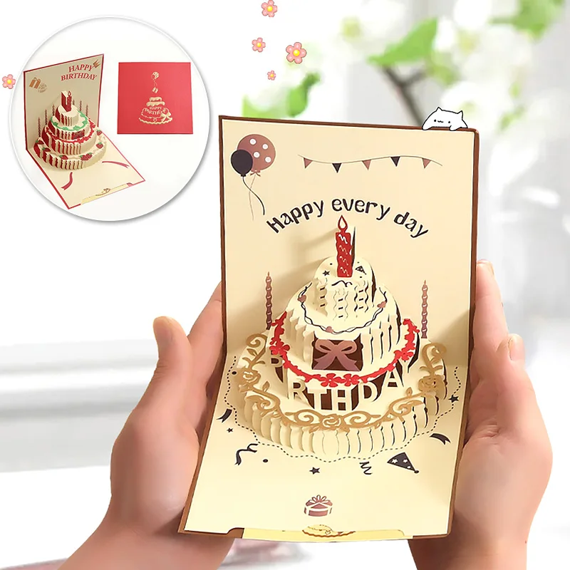Отзывы о Геодом 3D-открытка своими руками С днем рождения