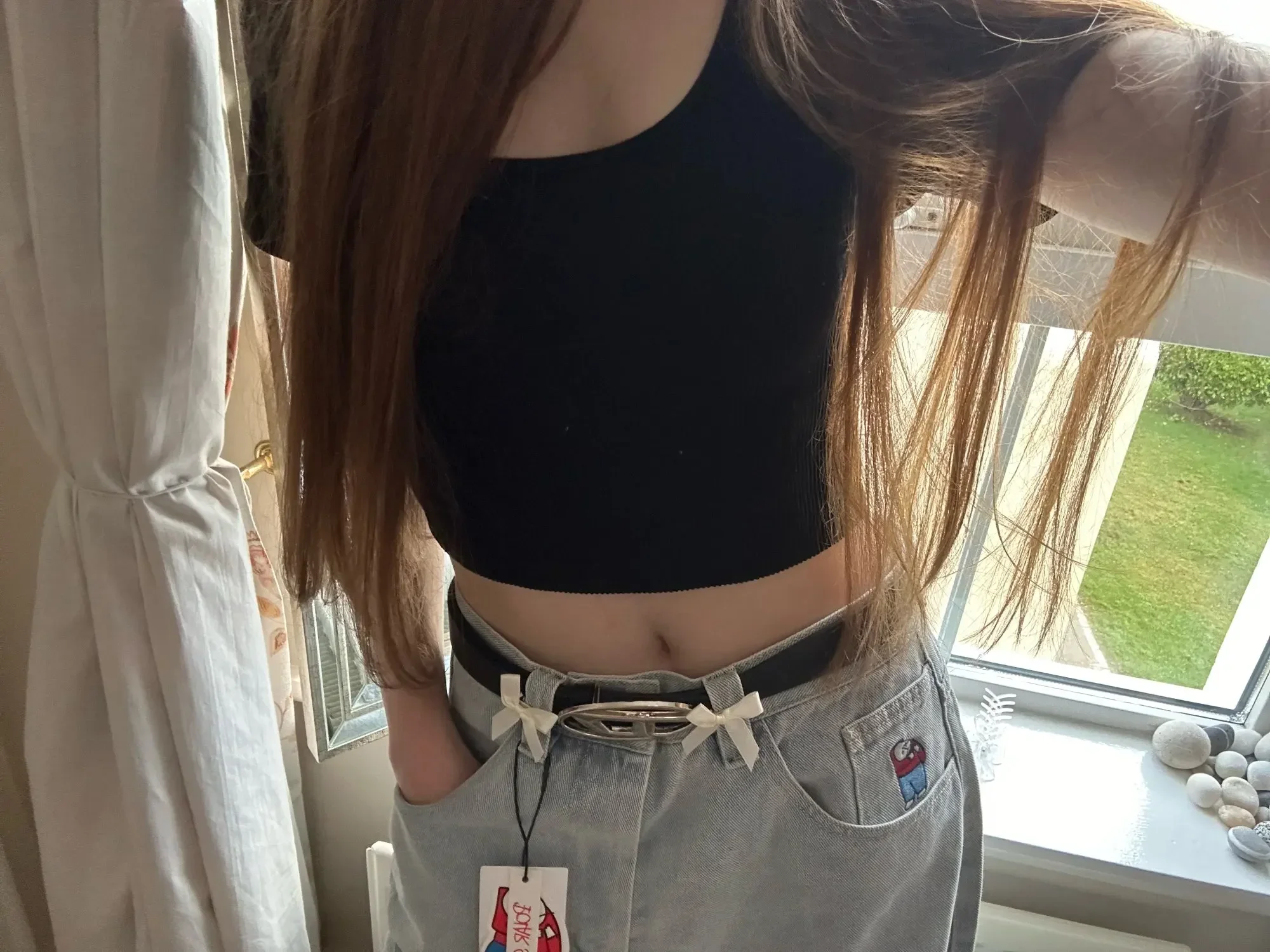 Джинсы-багги Y2K мужские