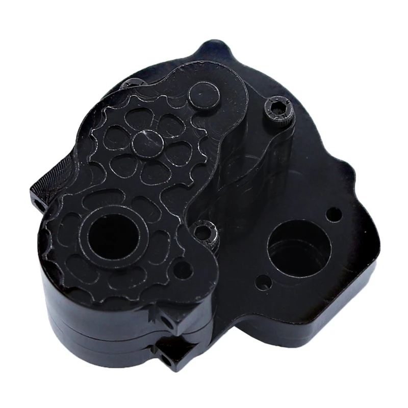 

Коробка передач, коробка передач, аксессуары для корпуса, металлическая коробка передач для FMS FCX24 1/24 RC Crawler Car, Черная