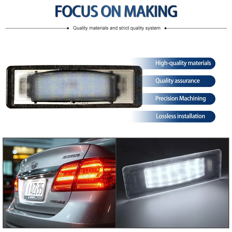 Номерной знак Canbus без ошибок 2 шт. светильник 6000k для Kia Sportage 2017-2020 GT 2019-2021 Optima K5