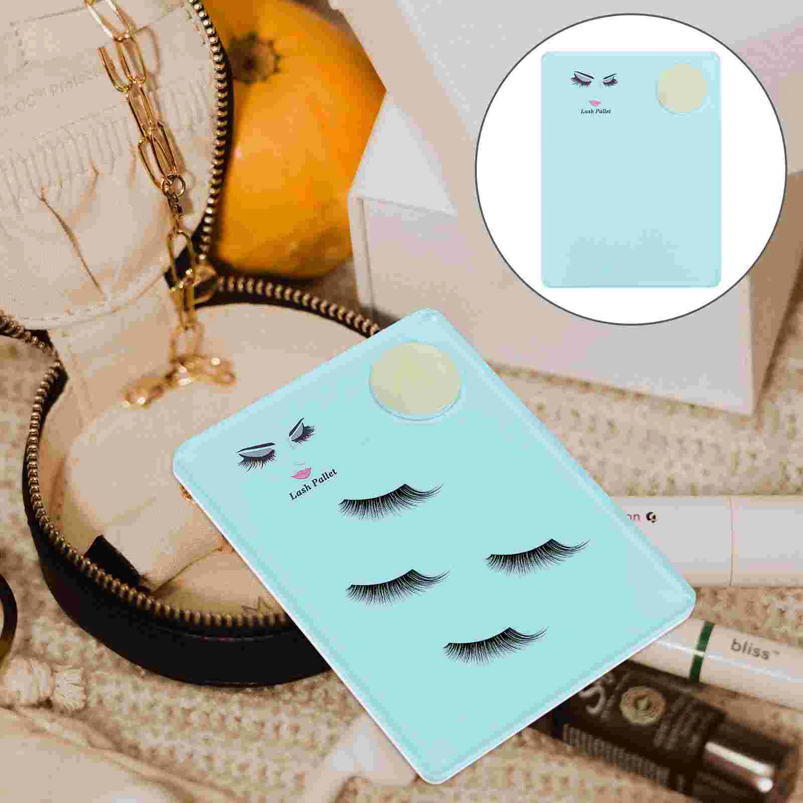 

Eyelash Lash Jade Extension Holder Tray Plate Pallet Stone Board Grafting Glue Storage Falseextensions Pestañas Para Piedra