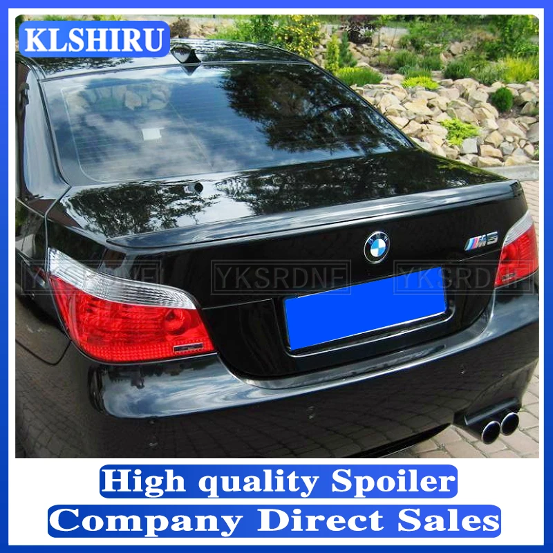 

Спойлер для BMW M5 E60 2006-2010 520 525li 528li, высококачественный спойлер из АБС-материала для заднего крыла автомобиля, Праймер, цветной задний спойлер ...