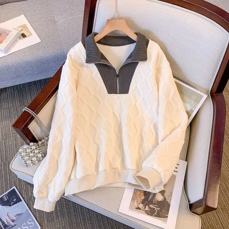 Рисунок 2 - Женский простой свитер-поло в Корейском стиле