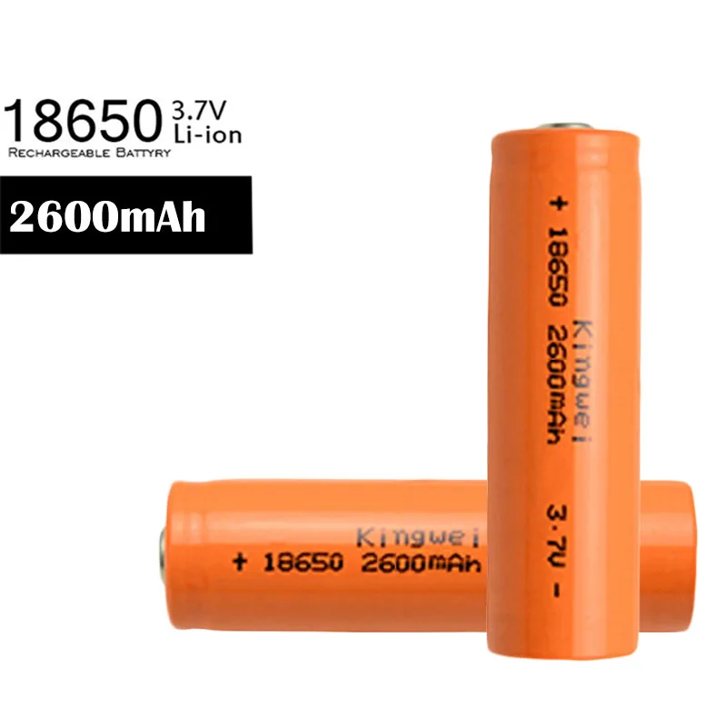 

2022 New 18650 2600mAh Rechargeable battery 18650 3.7V discharge Max Power batteries
