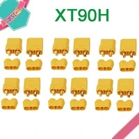 10 100pcs xt90u male female bullet connector plug the upgrade for rc fpv lipo battery rc quadcopter