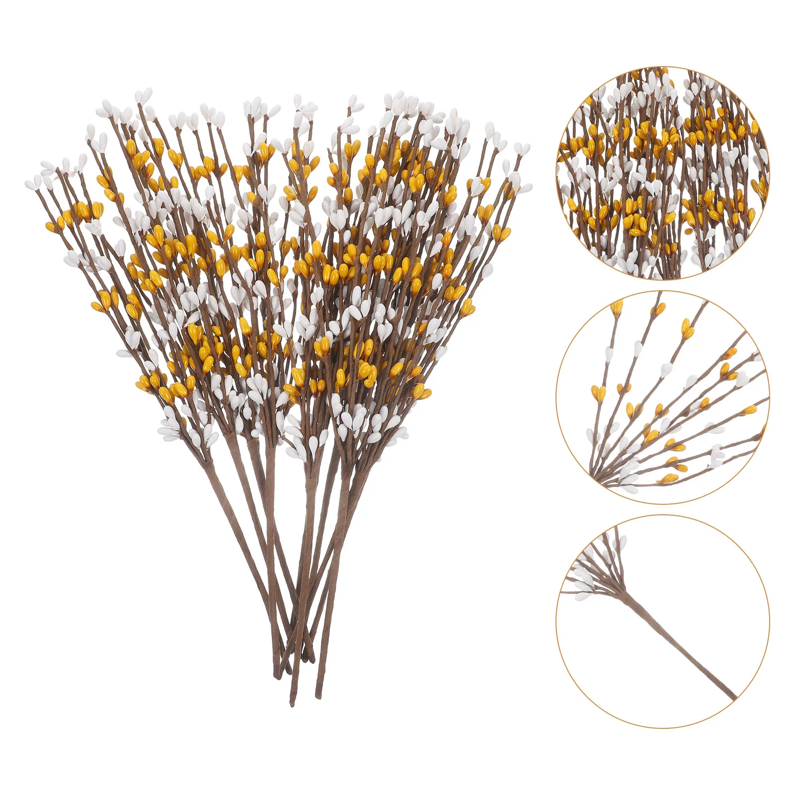 

Berry Picks Artificial Easter Stems Branches Pip Fake Branch Tree Flower Floral Vase Decorative Simulation Filler Pastel