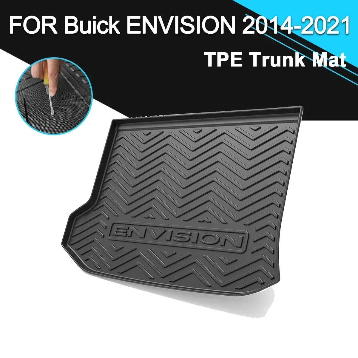 Задний коврик для багажника автомобиля Buick ENVISION 2014-2021 TPE водонепроницаемый