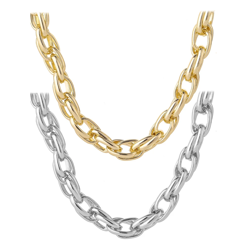 Уличное ожерелье в стиле хип-хоп панк большая толстая цепочка для женщин и мужчин